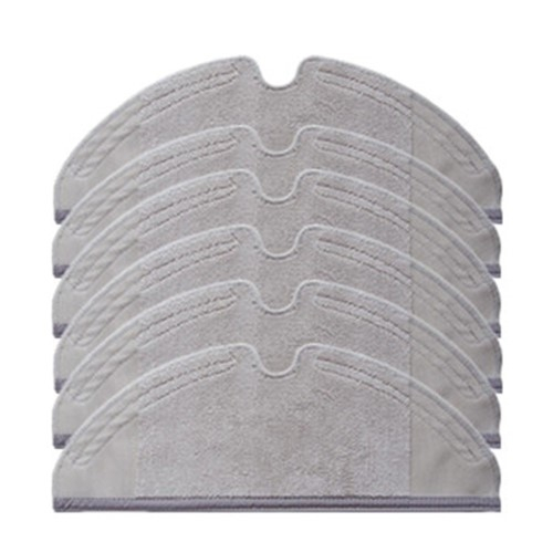(25-tlg. Set) Ersatz Seiten Bürsten / Hepa Filter / Gummi Lamelle / Mopp Tücher / Wassertankfilter für Roborock Staubsauger Roboter S50 / S55 / S6