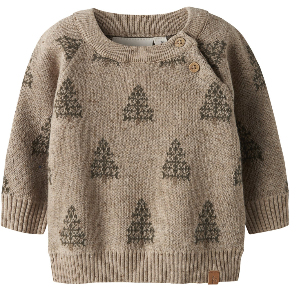 Køb Lil'Atelier Oxford Tan Nbngalto Bob Ls Strik Lil