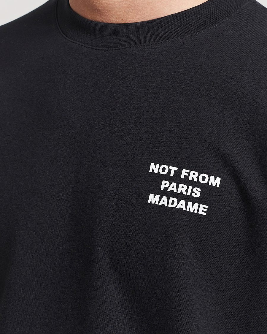 Drôle de Monsieur Slogan T-Shirt Black
