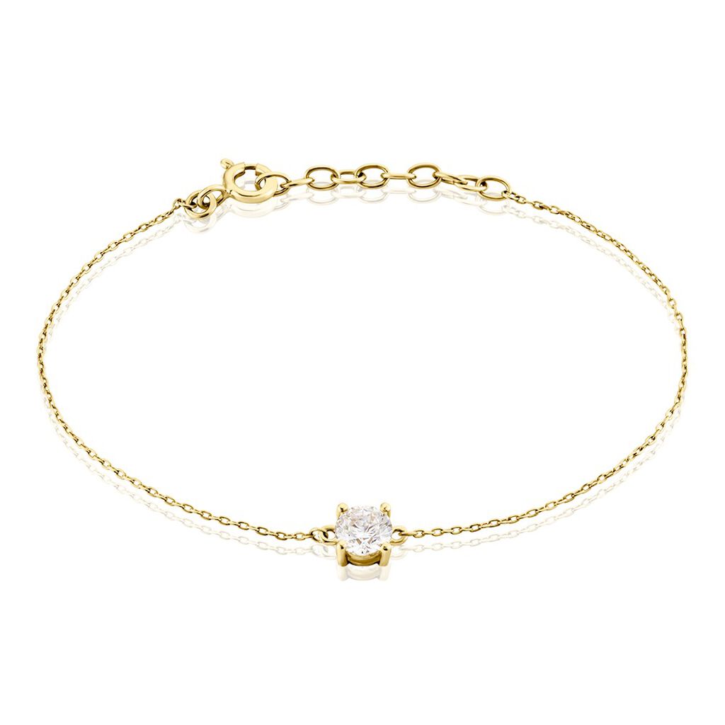 Bracelet Plaqué Or Jaune Nilay Oxyde De Zirconium