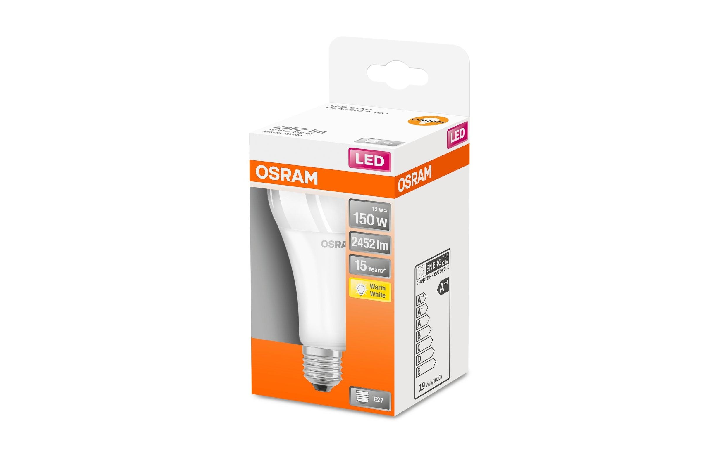 Lampe Star SMD, 19W, E27 WarmweissLED-Lampe