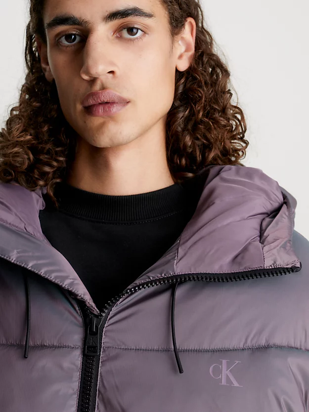 Jaqueta oversized de plumas ripstop
