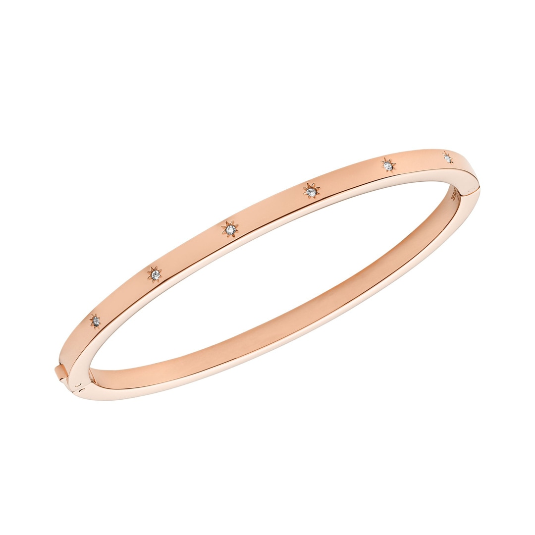 Fossil Armreif Sadie Shine Bright Rosé