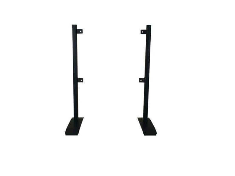 Audioraq Tischständer Premium Twin 80 max. 50 kg Schwarz Universelle Tischfüsse