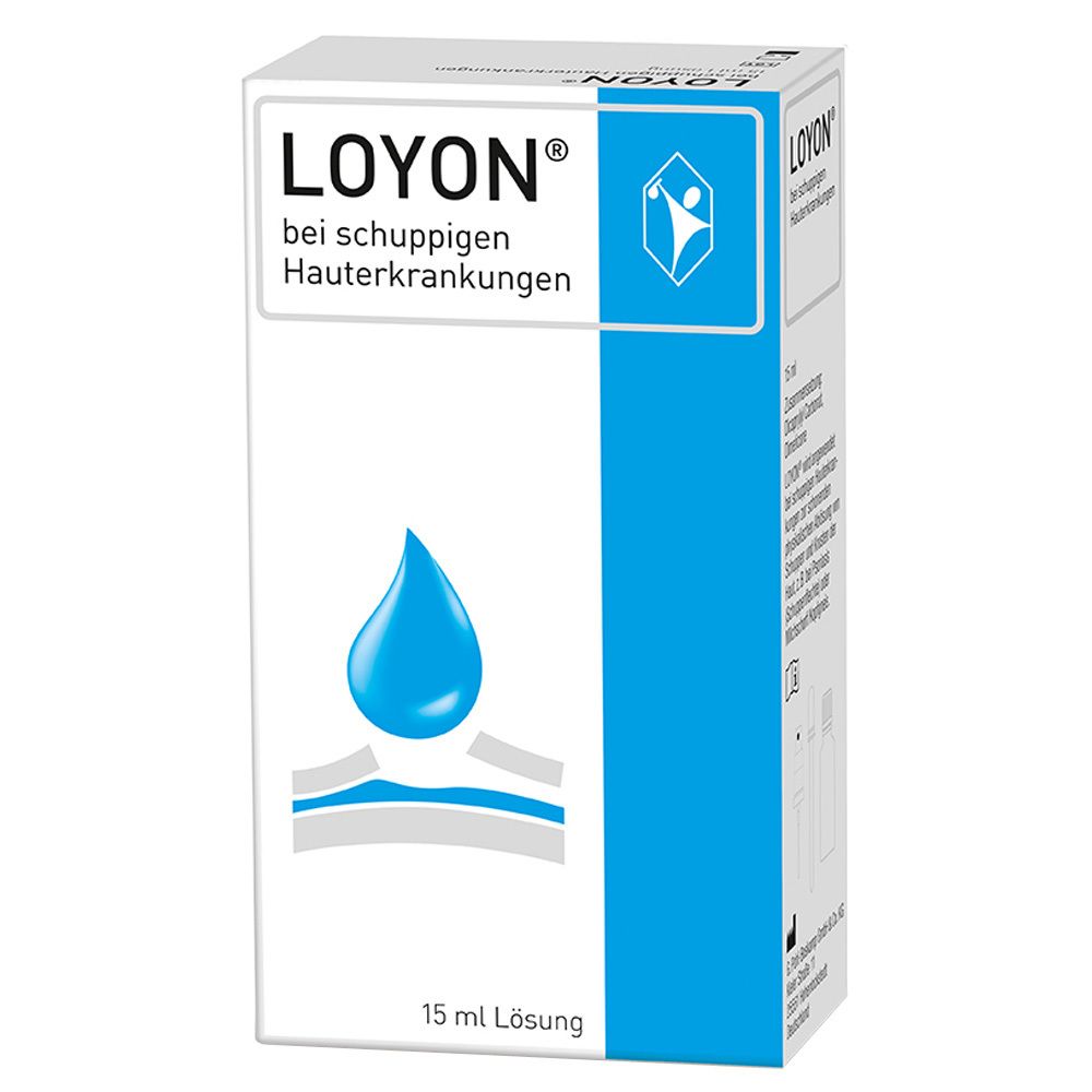 LOYON bei Schuppenflechte, Milchschorf und Kopfgneis 15ml Lösung