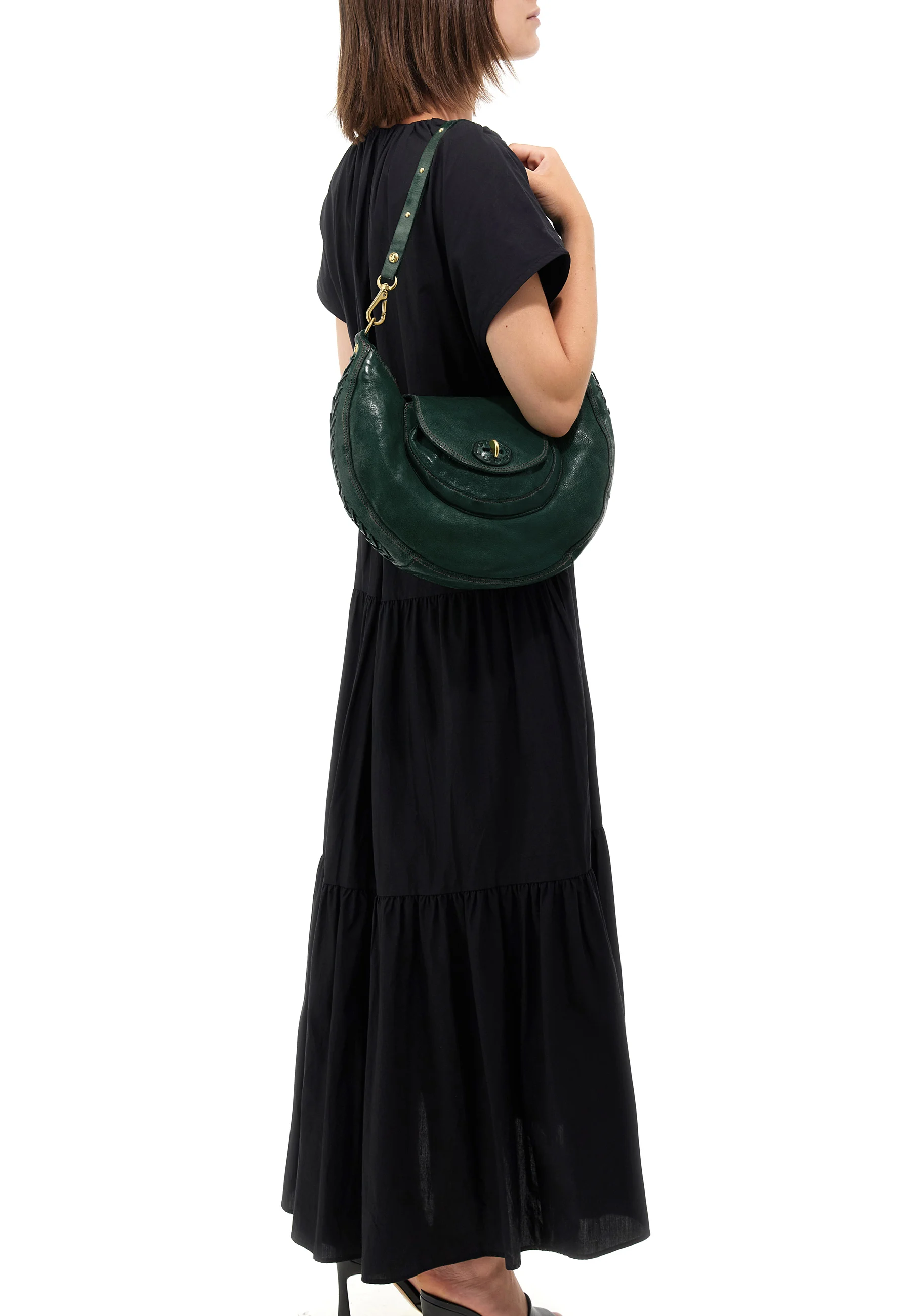DALIA - Sac porté épaule | Noir