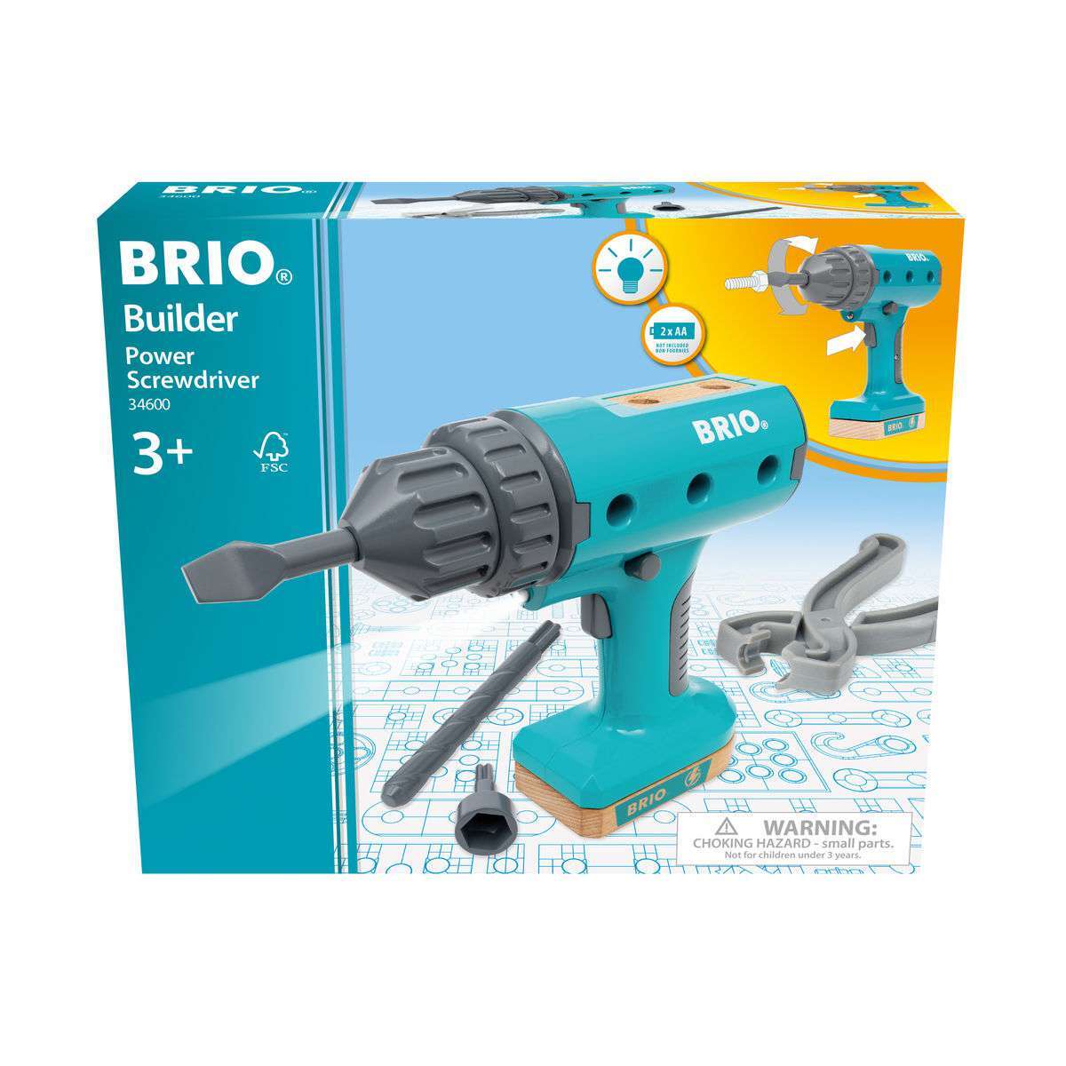 BRIO Spiel Builder Akkuschrauber
