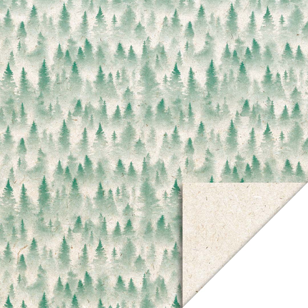 house of products inpakpapier biet kerstmis winter forest - 3 m