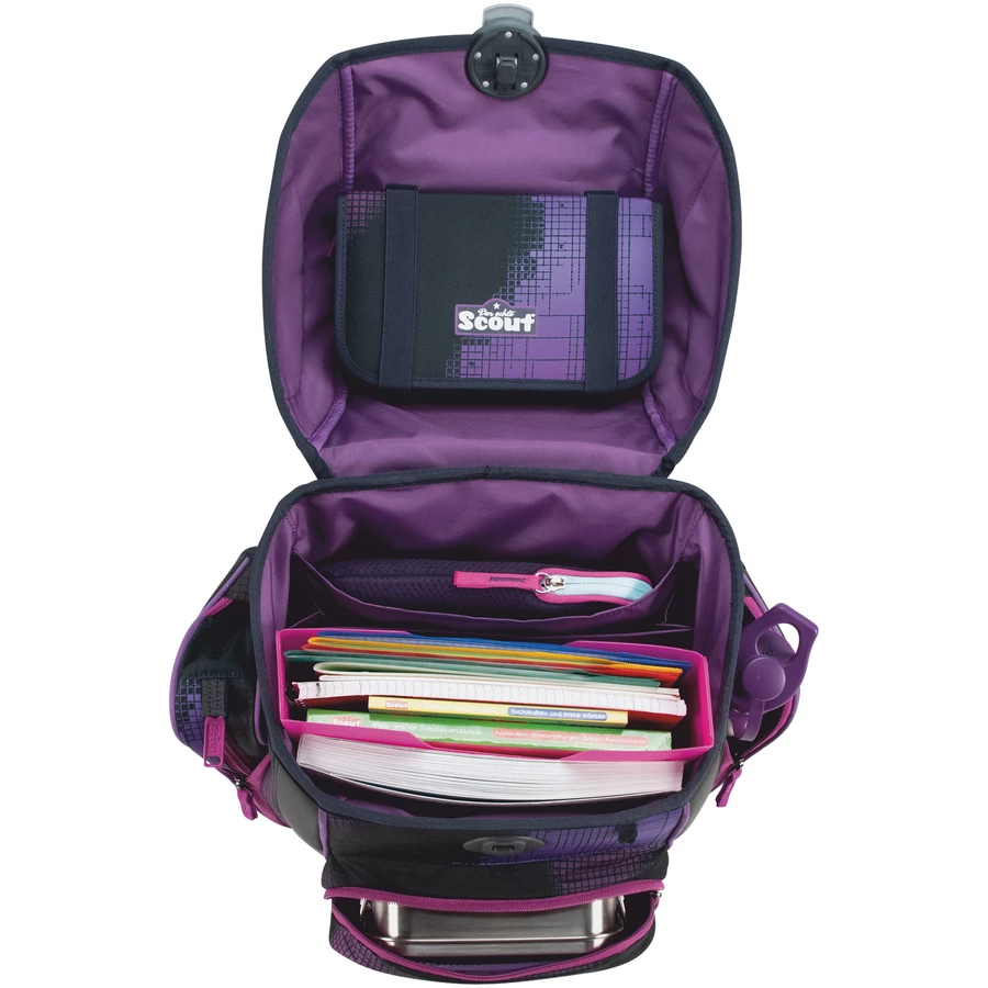 Scout Genius Exklusiv Movie Star - Schulranzen Set 5tlg. Pink Pixel