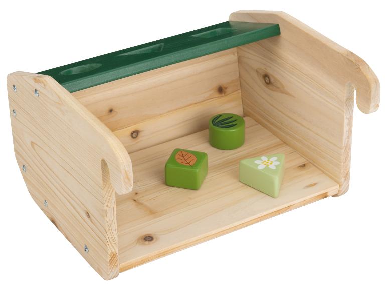 Houten loopwagen