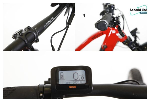 Produit Reconditionné - Vélo de Ville Électrique Eljoy Revolution City Bafang 250W Rouge