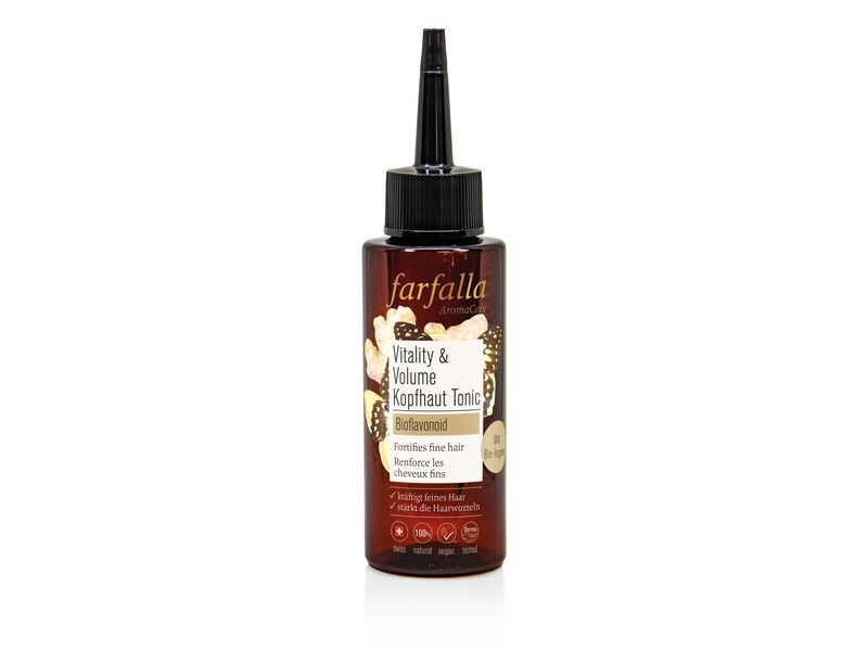 Farfalla Haartonic Vitality & Volume Kopfhaut Bioflavonoid Natürliches Haarwasser