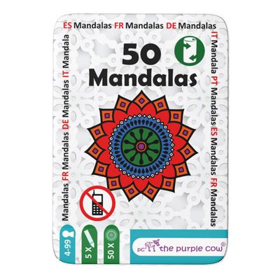 Jeu de voyage 50 cartes mandalas - Oberthur