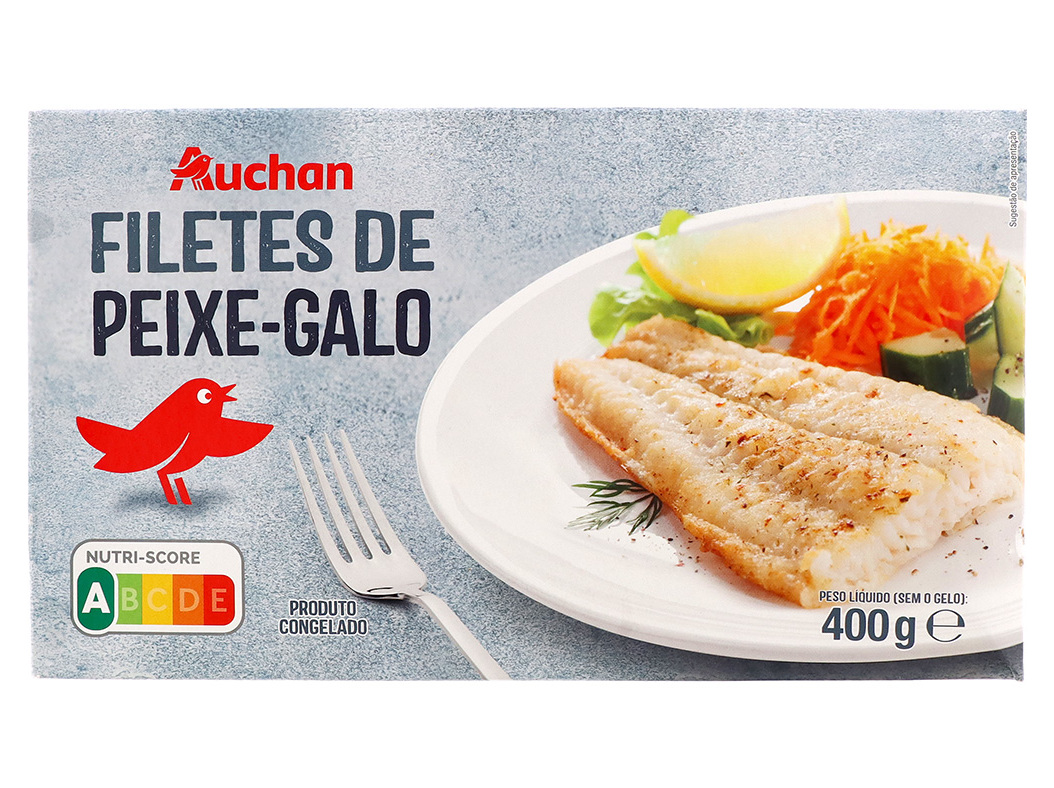 FILETES AUCHAN PEIXE GALO 400G
