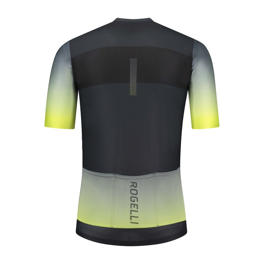 Rogelli Dawn Cykeltrøje Antracit/Gul