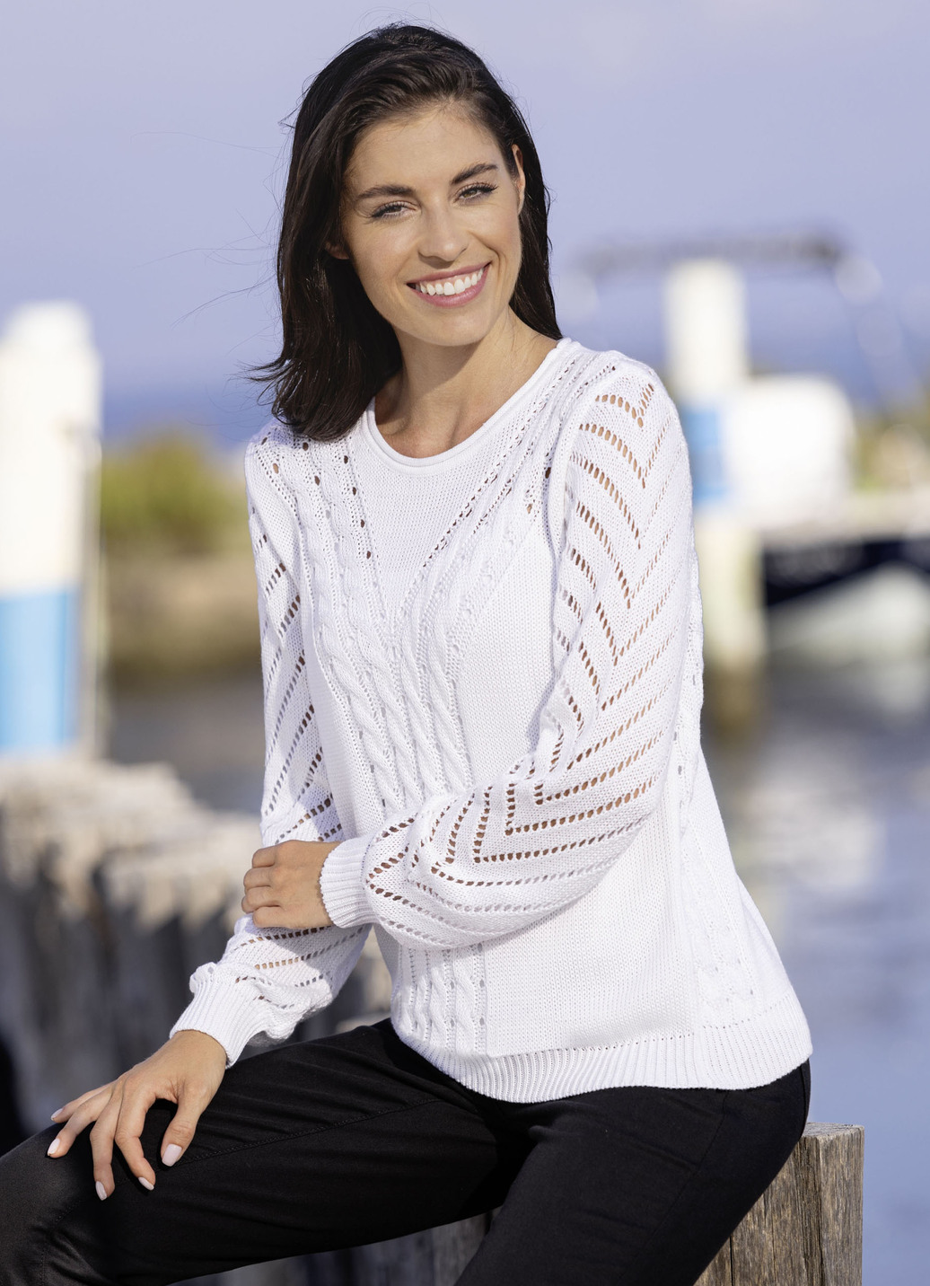 Pullover in Mustermix