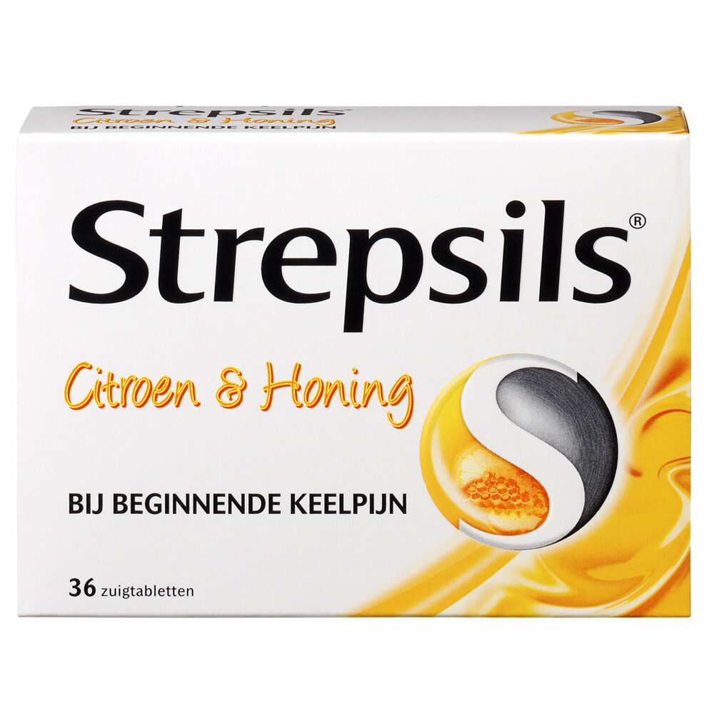 Strepsils Zuigtabletten Citroen & Honing36 tabletten