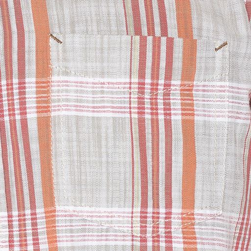 Signal Teis Check Slub Skjorte, Sun Baked, 3XL