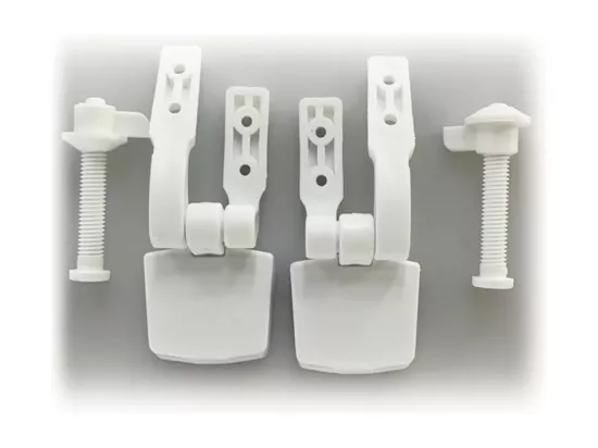Abattant wc MDF Blanc - Charnières PS MSV