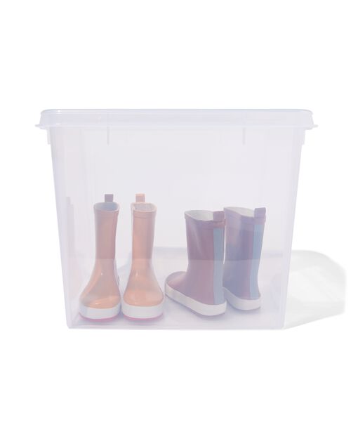 boîte de rangement 52L London transparent 50x39x41