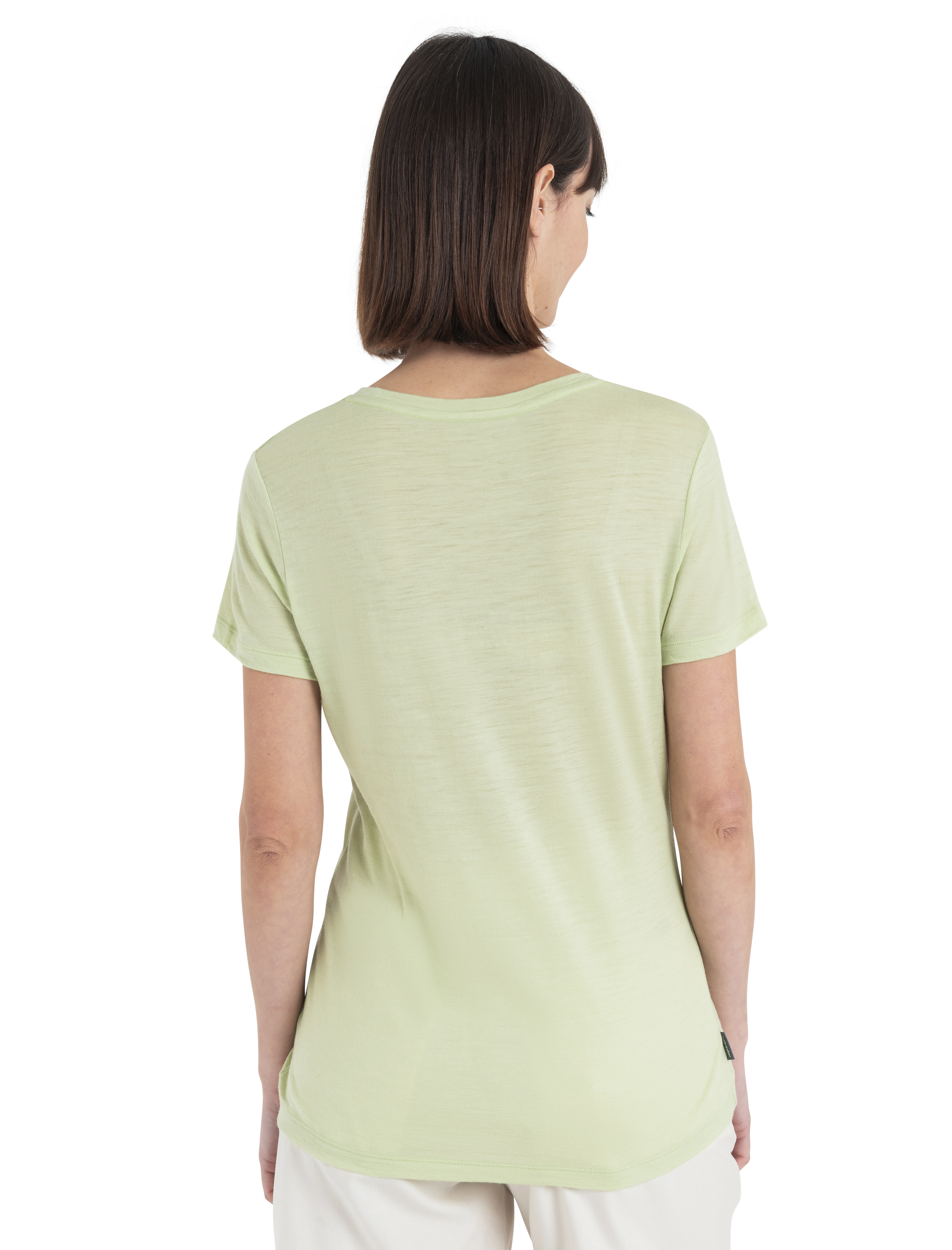 Wmns Merino 150 Tech Lite III SS Scoop Tee Logo Re