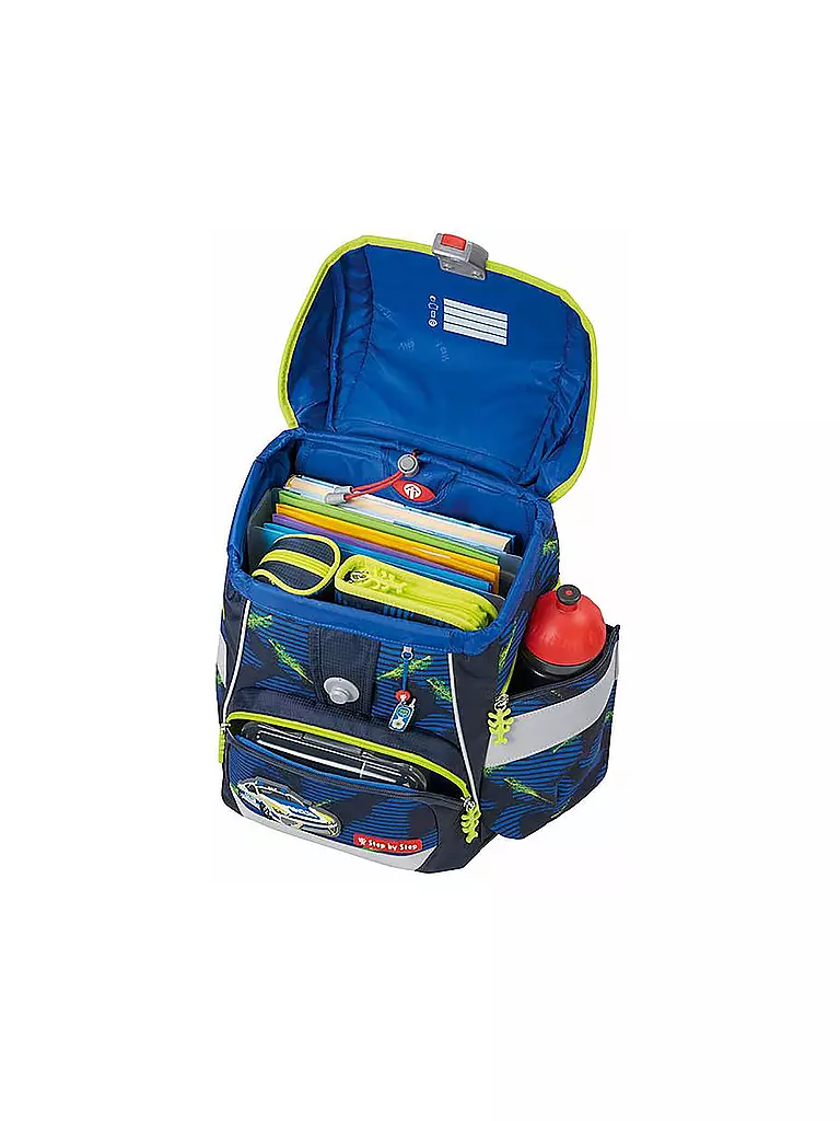 STEP BY STEP Schulranzen Set 2in1 Plus Police Car Cody  dunkelblau