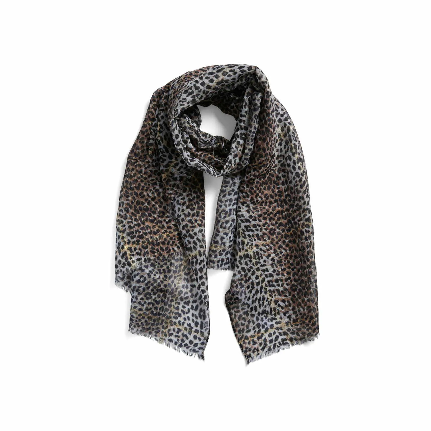 PIECES Schal Schwarz Textil