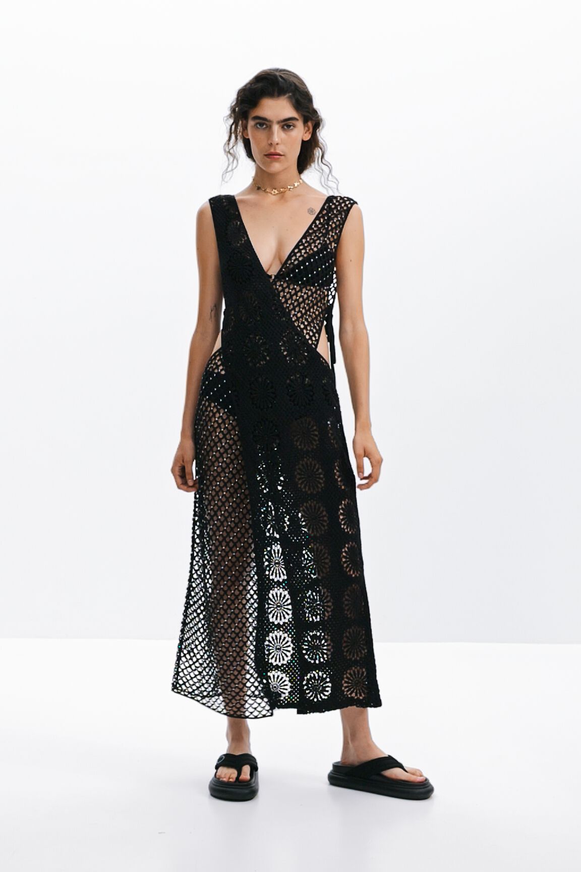 Vestido de crochê