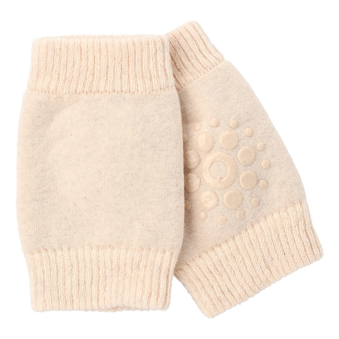 Topomini 1 Paar Baby Krabbelknieschnoner mit Noppen creme