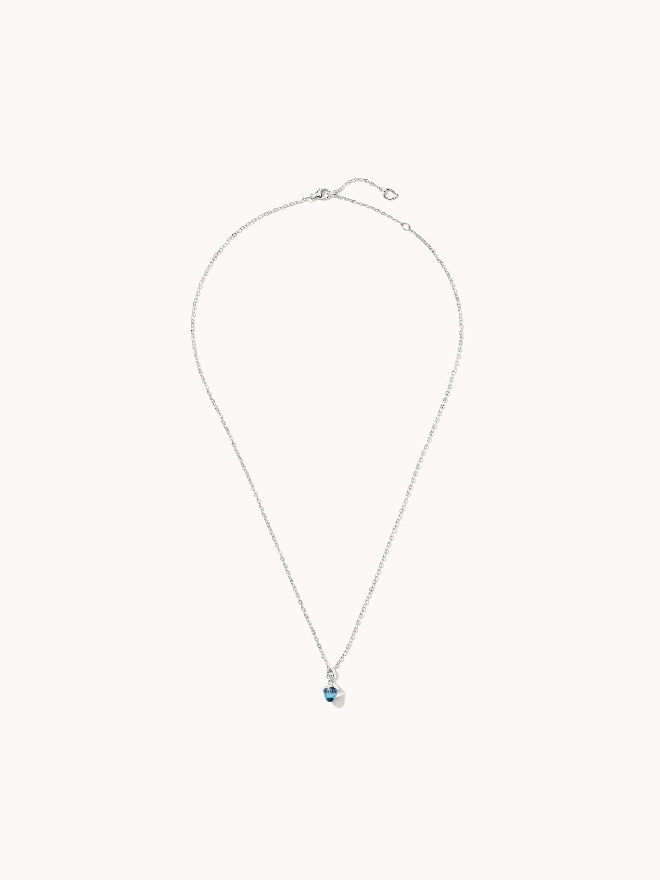 TAMARA COMOLLI Halskette NECKLACE 'MYMIKADO' WITH SWISS TOPAZ aus 18 Karat Weißgold und Swiss Topas