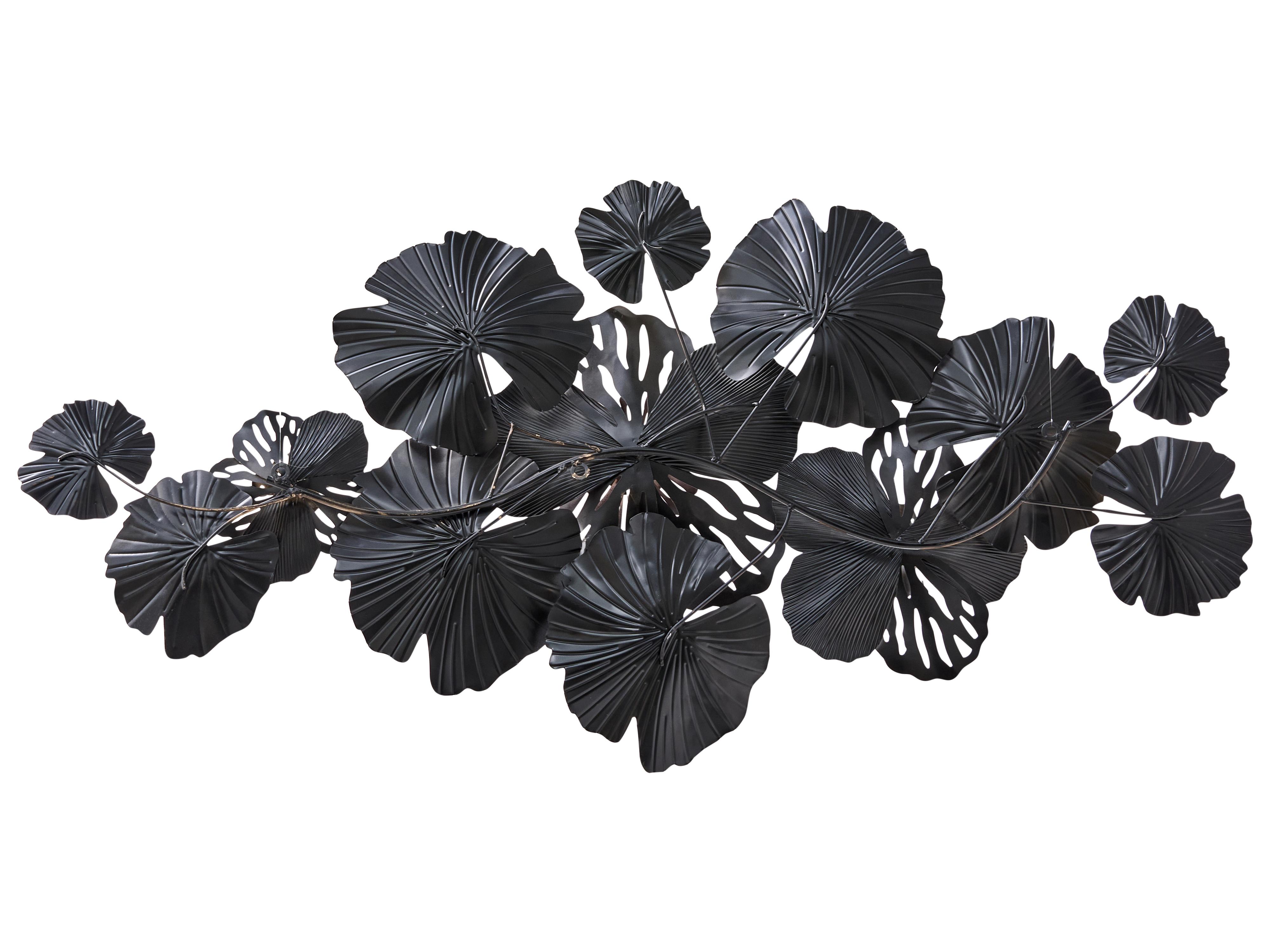 Wanddecoratie Bloem MOLYBDENIUM Metaal 60 cm Meerkleurig