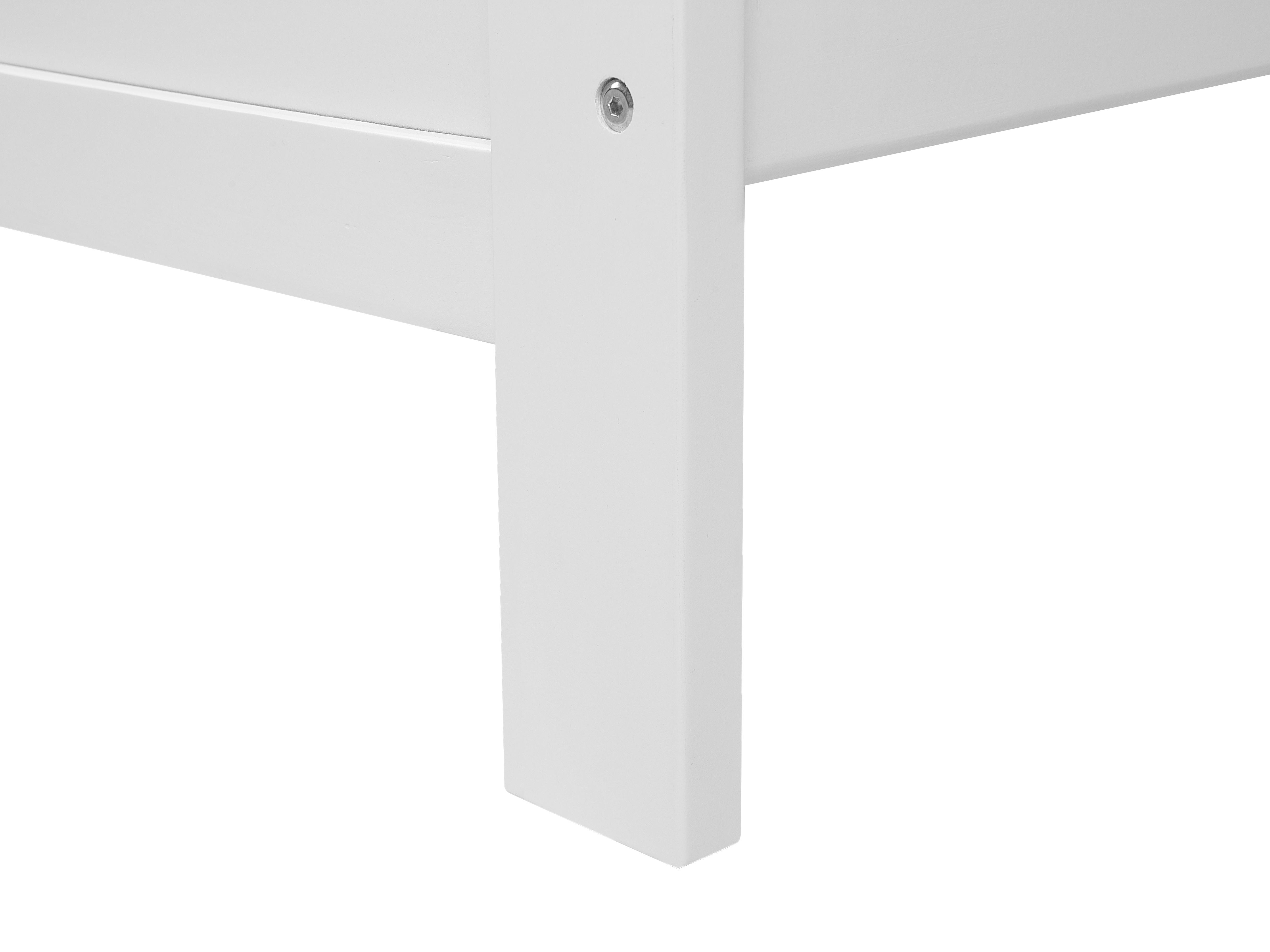 Bed Dennenhout MAYENNE 180 x 200 cm Wit