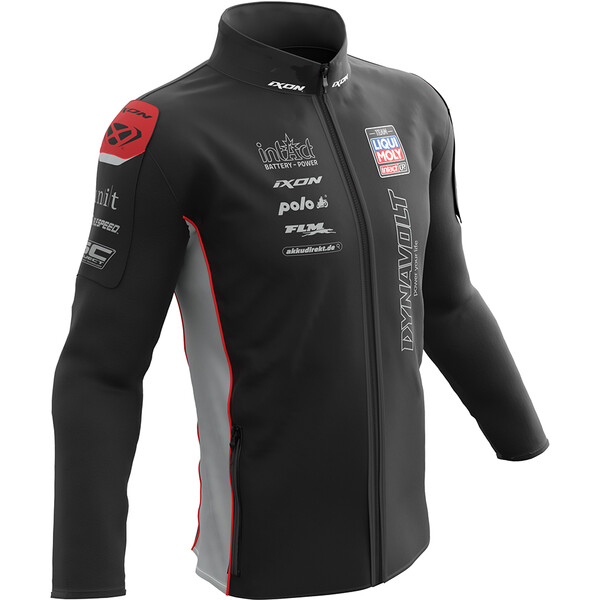 Ixon - Sweat zippé Liqui Moly 22 Noir / Gris