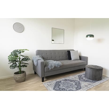 Milton sovesofa med opbevaring - mørkegrå