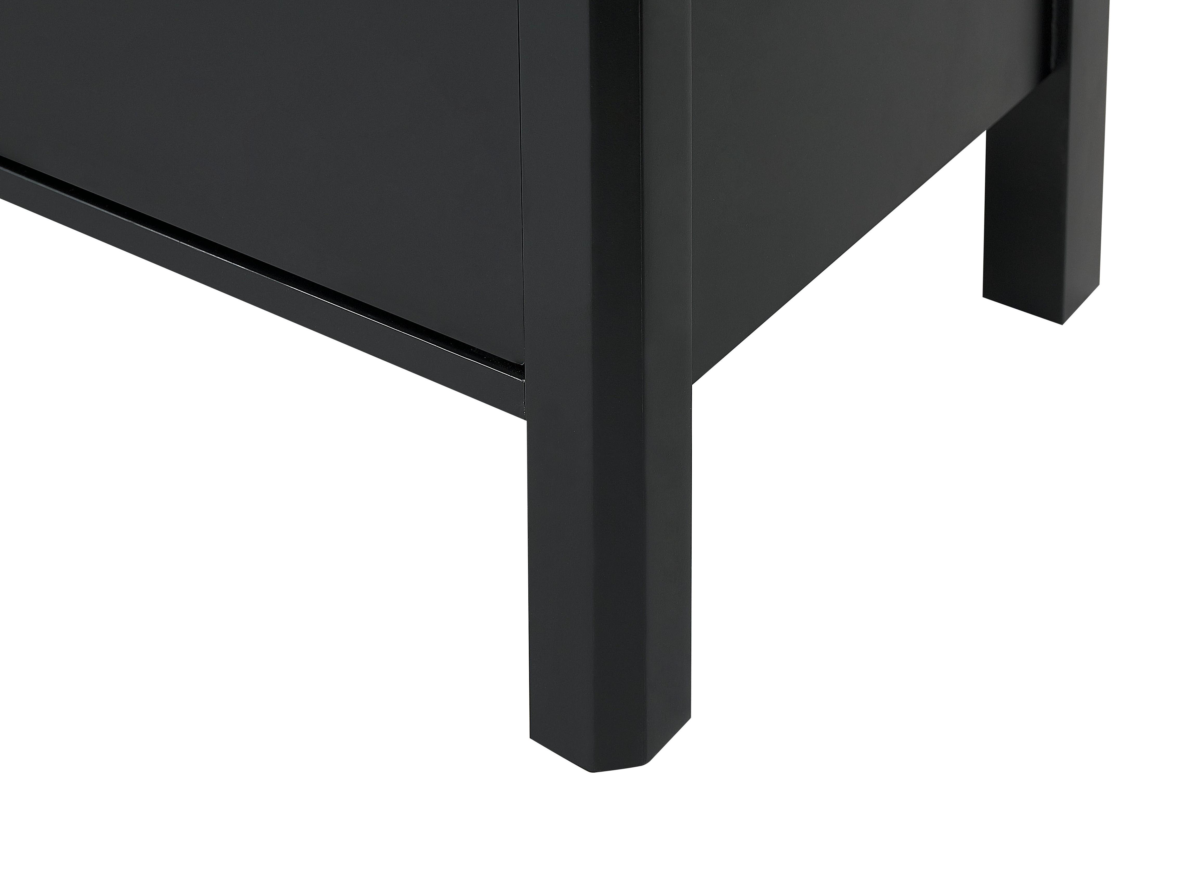 Dressoir met 3 deuren OLATE Zwart