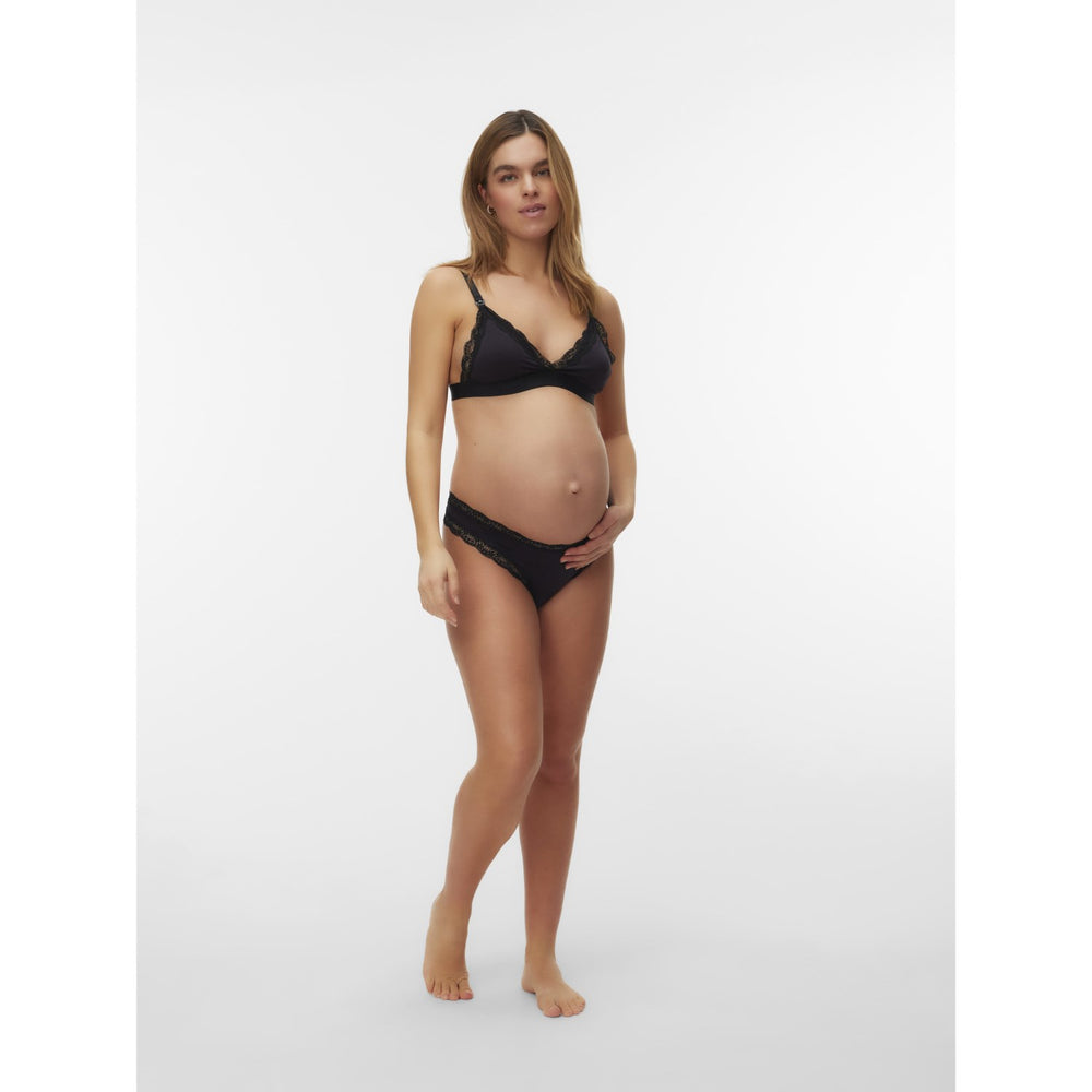Køb Mama;licious Black Black Mlreece Trusser 2-P