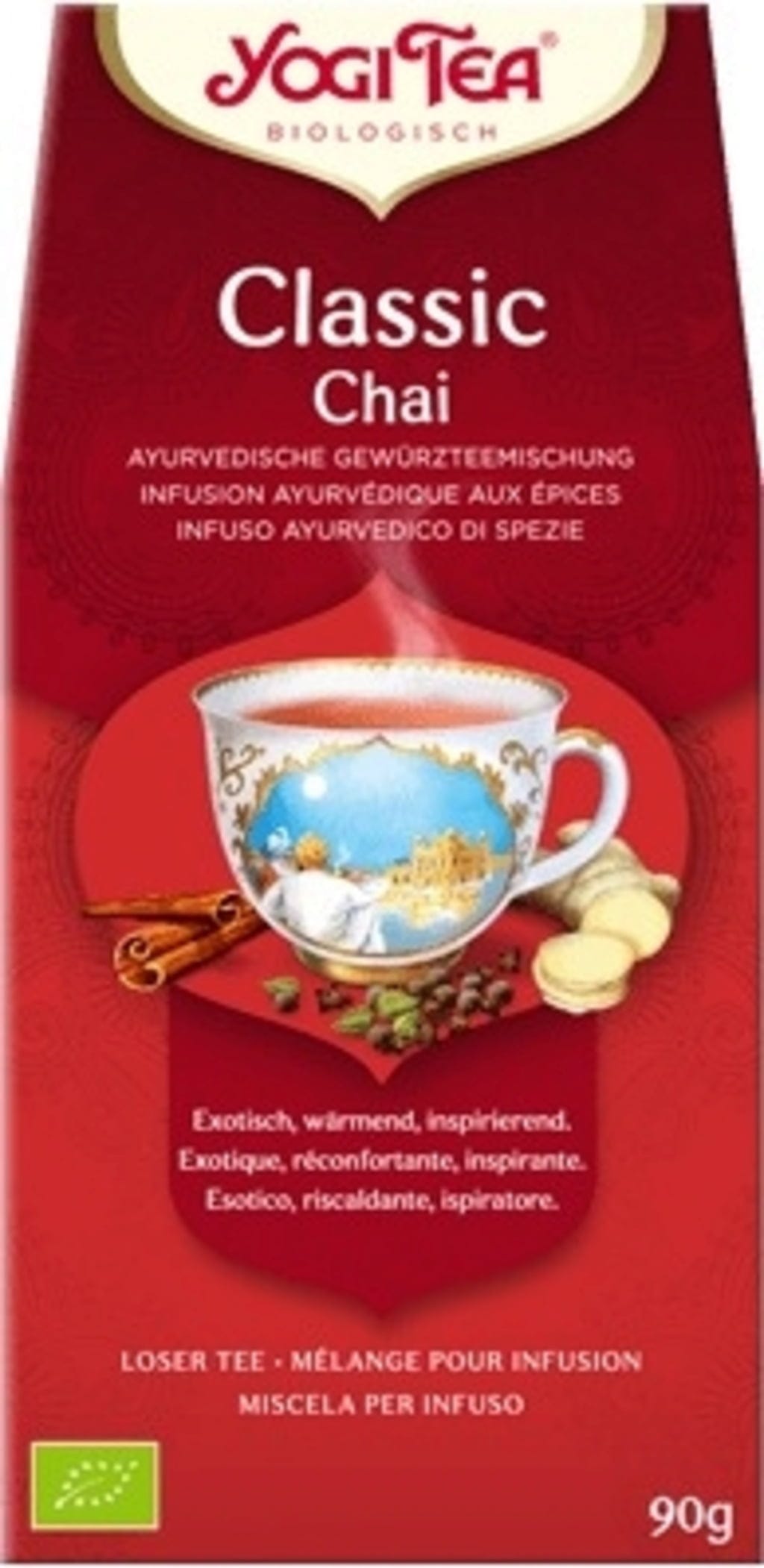 Yogi Tea  Classic Chai Tee Bio, 90 g