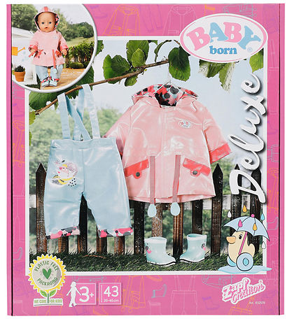 Baby Born Dukket?j - Deluxe - Regnt?jss?t