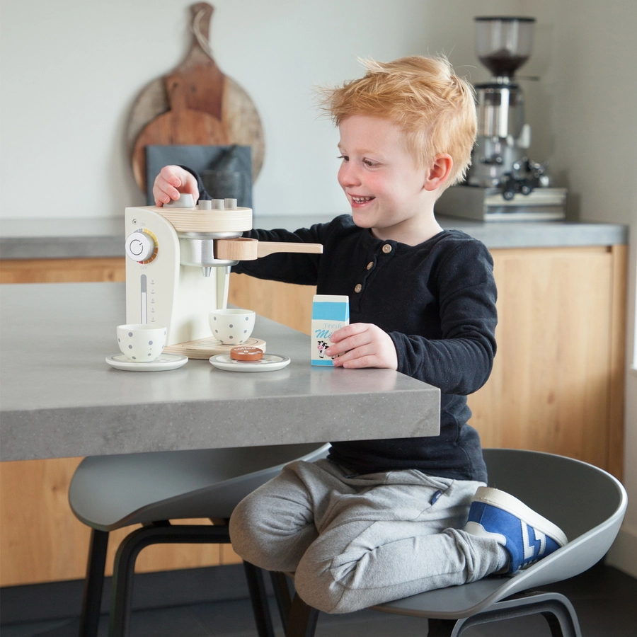 New Classic Toys Kaffeemaschine-Creme