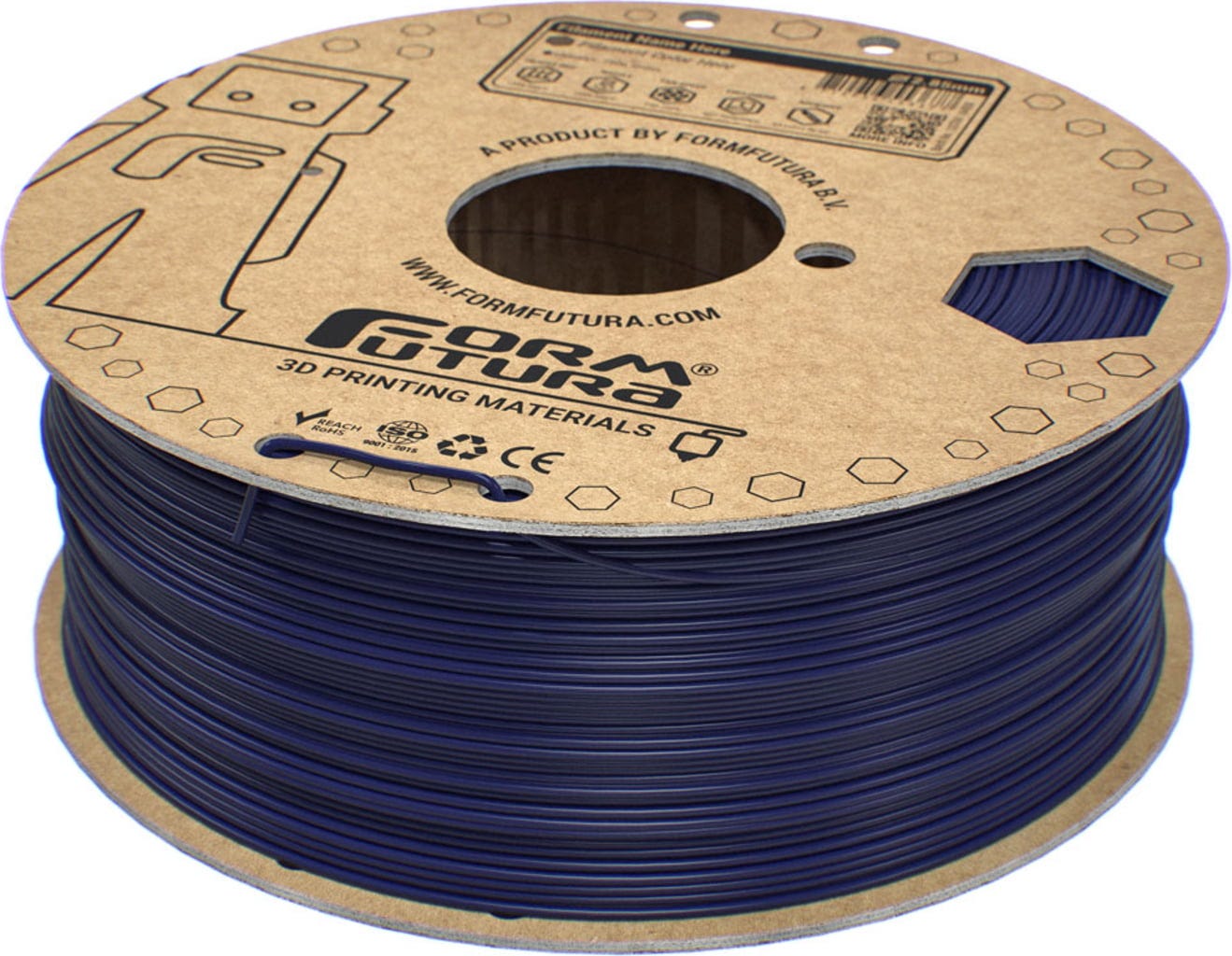 FormFutura  EasyFil™ ePETG Ultramarine Blue, 1,75 mm / 1000 g    Benutzerfreundliches PETG Filament