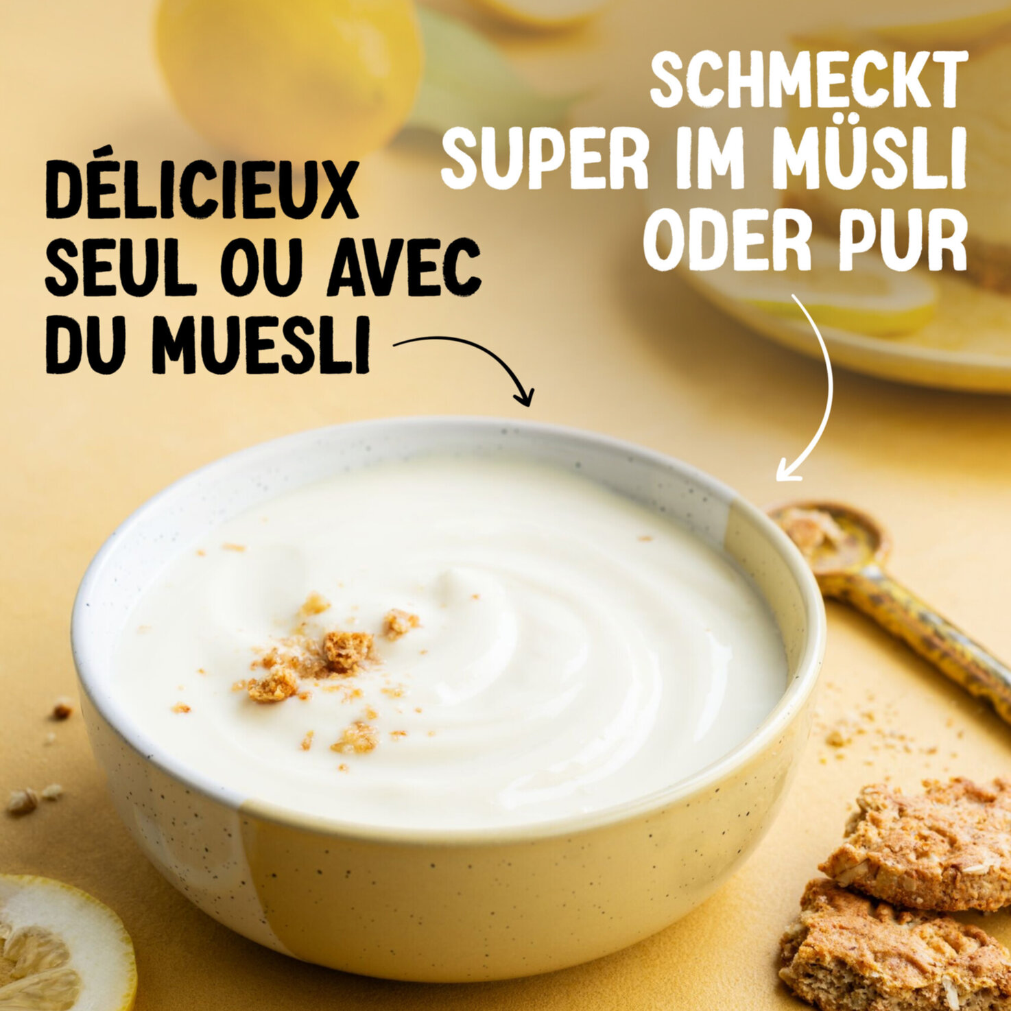 Alpro Lemon Cheesecake