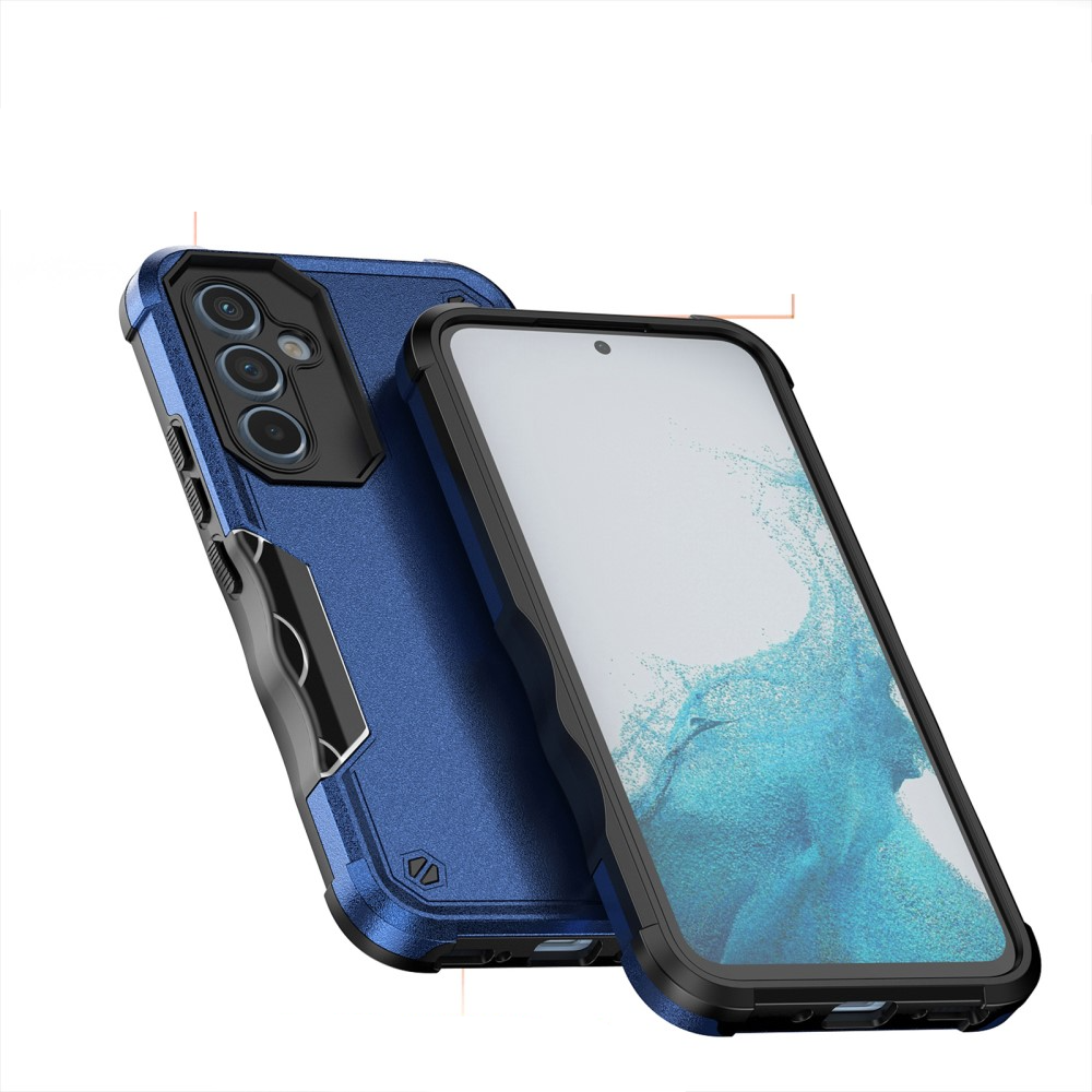 Samsung Galaxy A54 5G Hybrid Bumper Hülle mit Kunststoff Rückseite - Schwarz