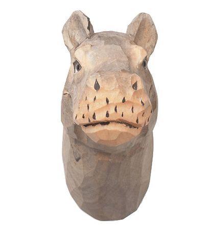 ferm Living Haken - 9, 5x9, 5x5 cm - Handgeschnitztes Holz - Nil