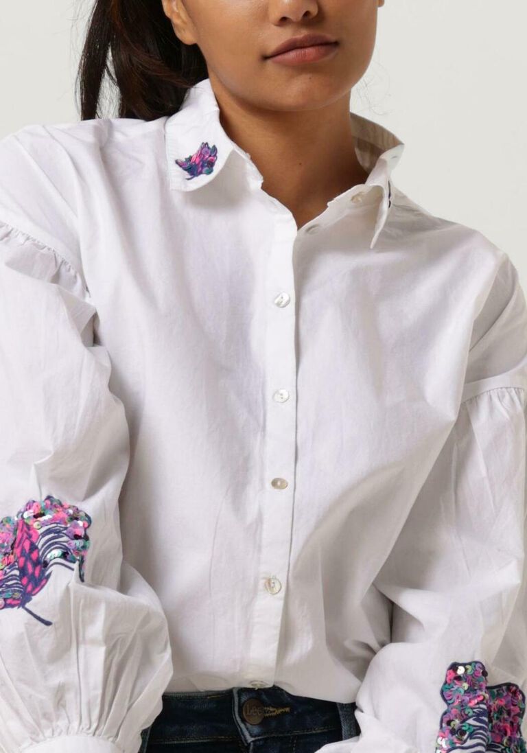 POM AMSTERDAM witte pom amsterdam blouse maxime ecru