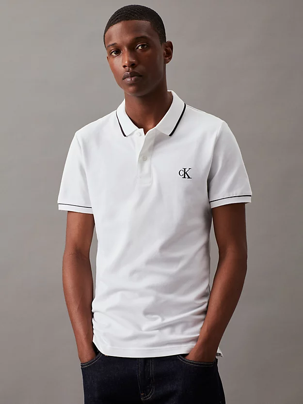 Camisa polo de corte justo