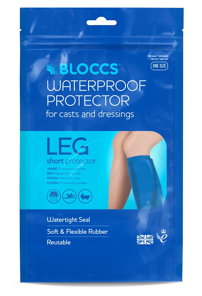 Bloccs Bad und Dusche Wasserschutz für das Bein 29-49 /66cm Erwachsene 1 Stk