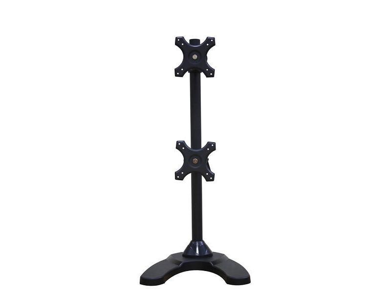 NEOMOUNTS Monitor-Standfuss FPMA-D700DDV Schwarz Für 2 Flachbildschirme von 10