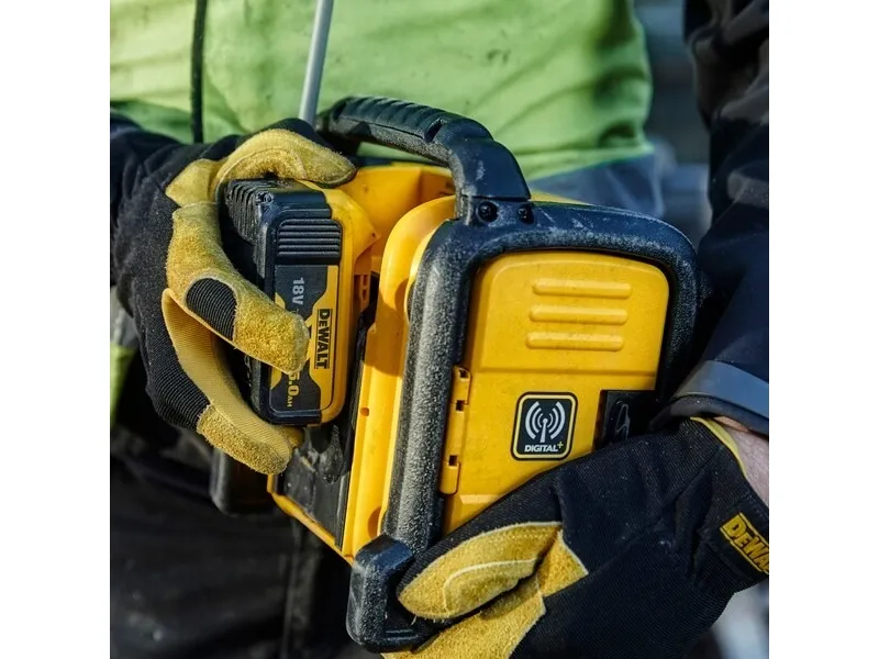 DeWALT DCR020-QW, Bærbar, Digital, DAB, FM, LED, Grøn, Sort, Gul