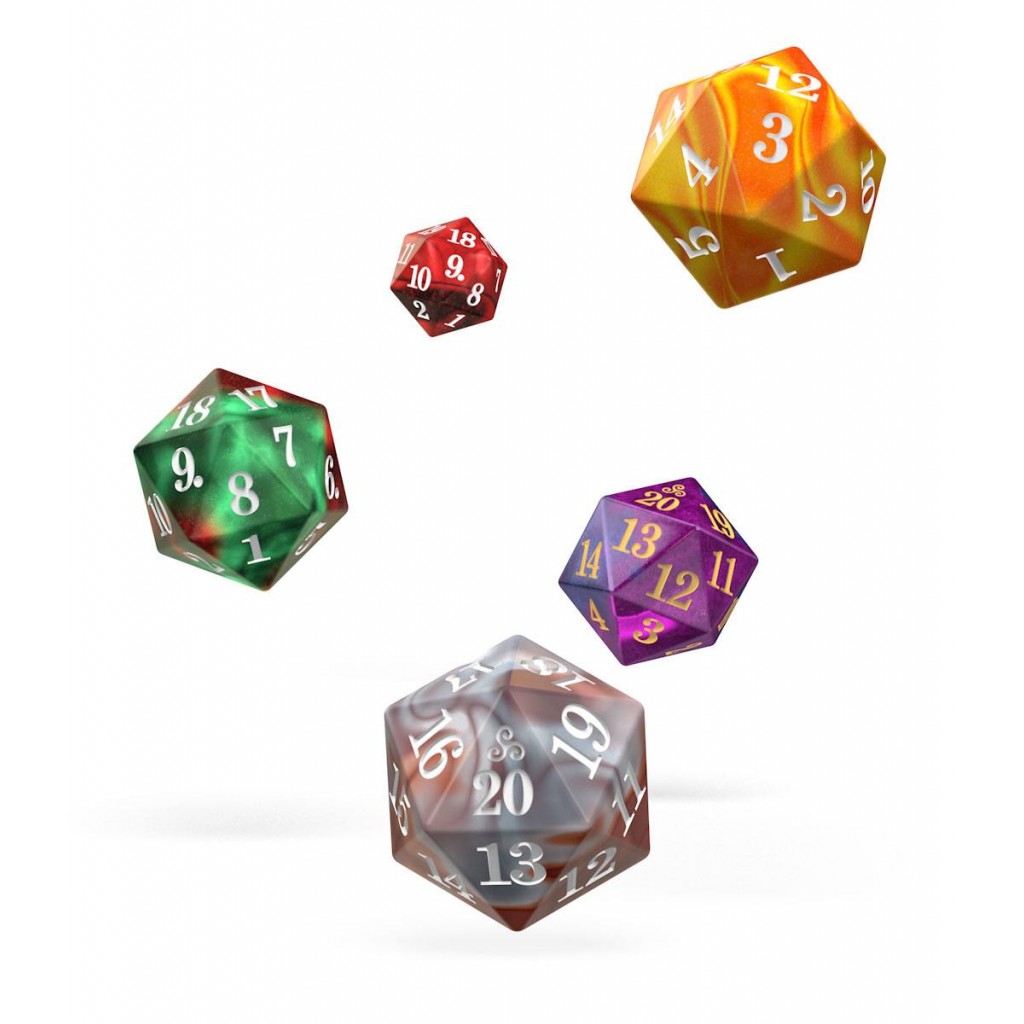 Oakie Doakie Dice set dés Spindown D20 Gemidice (5)