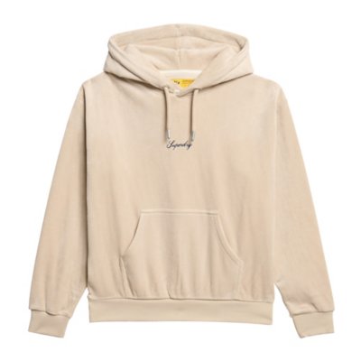Sweatshirt à capuche femme Country Club Velour Loose SUPERDRY